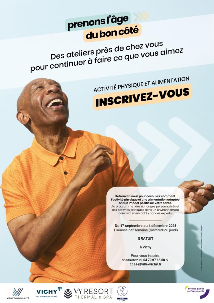 « Prenons l’âge du bon côté » à Vichy !